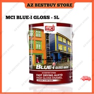 MCI BLUE-I GLOSS 6600 - 5 Liter For Wood and Metal Paint Cat Minyak Kayu dan Besi