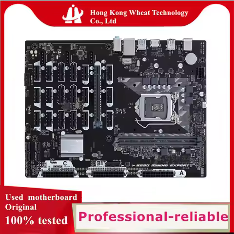 For Intel B250 B250 MINING EXPERT motherboard Used original LGA 1151 LGA1151 DDR4 32GB USB2.0 USB3.0