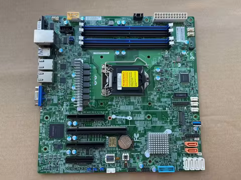 X12STL-F LGA1200 Server Motherboard mATX C252 Chipset Xeon E-2300 DDR4 3200 ECC UDIMM IPMI