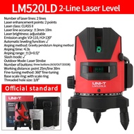 LM520LD วัดระดับเลเซอร์ UNI-T LM530LD LM550LD 2 3 5ผ้าลินินลายกากบาทปรับระดับเอง360หมุนได้3D เครื่อง