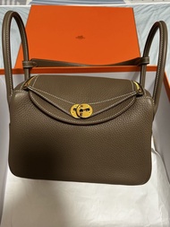 Hermes Lindy 26 etoupe 大象灰金扣