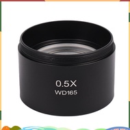 Wd165 0.5X Stereo Microscope Auxiliary Objective Lens Barlow Lens with 1-7/8 Inch(M48Mm)Mounting Thr