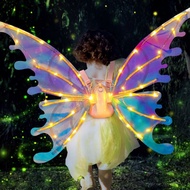 [Free battery] 2 models of Fairy Wings Toys that flap wings and glow, Cosplay fairy wings, mid-autum