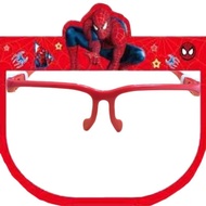 semua gratis - faceshield kacamata anak karakter / face shield fashion - spiderman