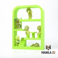 Smiski House Display Shelf - 3D Printed Figure Stand