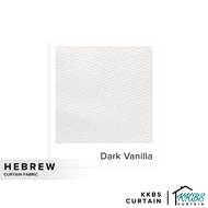 KKBS CURTAIN Hebrew 126" Kain Potong Meter (Hebrew Fabric 126" Cut by Meter)