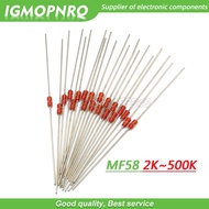 50pcs Thermal Resistor NTC MF58 3950 5% B 2K 5K 10K 20K 50K 100K 200K 500K ohm Thermal Resistor