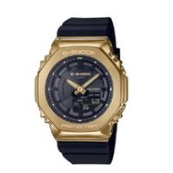 【G-SHOCK】八角形 GM-S2100GB-1AJF 指針數位雙顯 石英錶