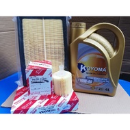 TOYOTA CAMRY 2.5 HYBRID ACV50 OIL FILTER + AIR FILTER + KOYOMA 10W40 SEMI SYNTHETIC ENGINE OIL
