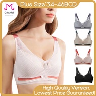 【Plus Size Series】Plus size bra 34-46BCD women bra lace design CUP B~D adjustable sexy bra Ladies Un