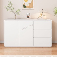 Solid wood dining cabinet against the wall, multifunctional living room storage cabinet, drawer+door