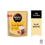 Nescafe Gold Flat White 15 x 20g .es