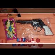 Pistol mainan dompis doblis peluru kertas bentol jadul Hongkong