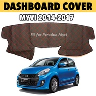 Perodua Myvi Years 2014-2017 Dashboard Cover Anti Slip Mat DAD Leather Car Dashboard Cover Myvi Acce