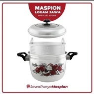 Maspion Pancaguna Pan 30 cm + Glass Lid - RD