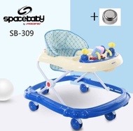 Baby Walker Spacebaby SB-309 Pacific Dorongan Anak Bayi Untuk Belajar Jalan Mainan Musik Lampu