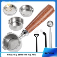 Portafilter 51mm with Filter Basket 1/2/4 Cup 51mm Portafilter Stainless Steel Espresso Filter Baske