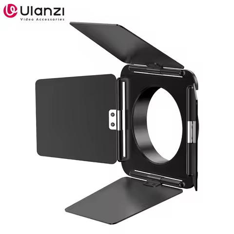 Ulanzi 4-Leaf Barndoors with Mini Bowens Mount Four-leaf Light Barrier for Ulanzi LT028 40W COB Ligh