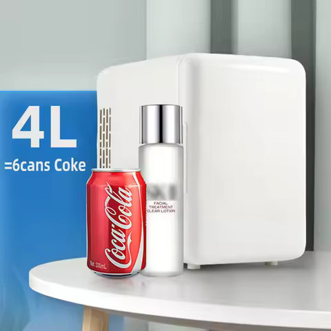 Mini Refrigerator Home Multifunction Portable Beauty Refrigerator Face Fridge Fridge 4L Desktop Cosm