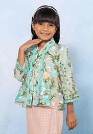 LUBNA KIDS - ADILIA KEBAYA FLOWERET LACE TOP