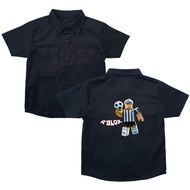 KEMEJA R'BLOX FOOTBALL SERIES A Cartoon Games Workshirt Kids Shirt 1-11 Years