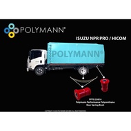 Polymann Isuzu NPR Pro / Hicom REAR Performance Spring PU Bush (Not Silicone Bush, Not Nylon Bush)