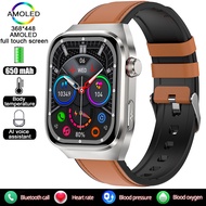 2025 New Smart watch men Amoled For huawei Bluetooth call blood pressure health watch women sport he