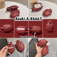 【In Stock】For Asaki A-K6663 Case Earphone Case Simulation Cartoon Soft Silicone Casing