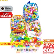 42% Happy Time Building Blocks 102pcs Back Bags 0n4ta2