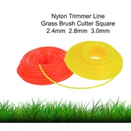 [ 1 UNIT ] Nylon Trimmer Line Grass Brush Cutter Square 2.4mm / 2.8mm / 3.0mm