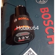 baterai batre bor cordless bosch 12v original gsr gsb 120 li 12v 2.0 ah Promo Diskon