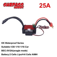 Vượt qua sở thích máy bơm không chổi than không thấm nước ESC thiết bị điều khiển tốc độ 25A 35A 45A