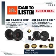 [JBL BUNDLE DEAL] JBL 6.5'' 2way coaxial stage3 627F car speaker + JBL 6.5'' 2way component stage3 6