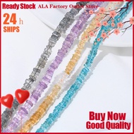 💖DIY Jewelry Accessories💖Natural Gray Moonstone Blue Apatite Amethyst Loose Bead String DIY Bracelet