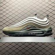 🥇Nike Air Max 97 SE 卡其橙紅跑步鞋