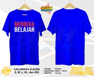 Kaos MERDEKA BELAJAR Bisa Custom - HSHCloth