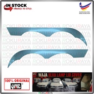 [ARTIC BLUE] Proton Waja Bottom Top ABS Plastic Car Head Lamp Eye Lid Brow Cover Car Decoration Accessories Parts