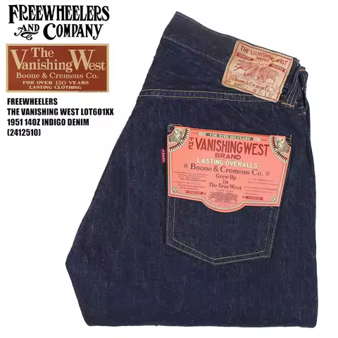 FREEWHEELERS 601XX 1951 five bags of 14oz indigo vintage jeans