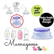 Maymom Bottle Adapter wide to standard mouth for Spectra Avent Breast Pump Parts (v3.0)