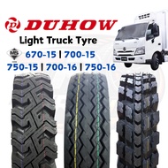 670-15 | 700-15 | 750-15 | 700-16 | 750-16 |DUHOW Tayar LUG | RIB Light Truck Tyre