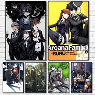 Cartoon Arcana Famiglia Rinato-A poster art print home decor,No Frame Canvas Painting Gift FV0S