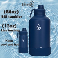 Family tumbler 64oz/14oz Auqa Flask Tumbler With Cap Lid Vacuum Insulated Water Bottle Hot And Cold