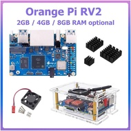 C Orange Pi RV2 2GB 4GB 8GB RAM Kit 8-Core RISC-V 2TOPS AI CPU WiFi BT5.0 BLE M2 PCIE SSD Mini PC Su