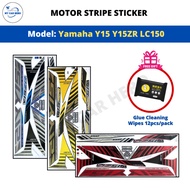 YAMAHA Y15 Y15ZR LC150 Body Cover Set Stripe Sticker Motor Y15 Premium Sticker