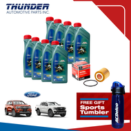Ford 5W-30 Castrol Fully Synthetic Change oil Bundle for Ford Ranger/Everest/Raptor 2.2/3.2/2.0L