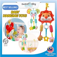 SWEETBABY Mainan Gantung Bayi Perempuan Lelaki Baby Toy Boy Girl Stroller Bed Cot Hanging Doll Teeth