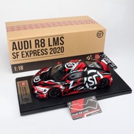 Poprace 1/64 AUDI AUDI R8 LMS SF Flower Car SF 2020 Alloy Car Model