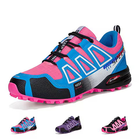 Women's Hiking Shoes Waterproof Outdoor Sports Shoes Women's Walking Travel Sports Shoes Bicycle Spo