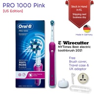 Oral-B Pro 1000 Pink Power Rechargeable Electric Toothbrush [US Edition]