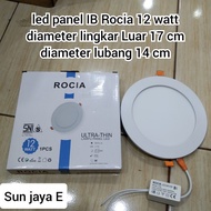downlight Led Panel ib Bulat 12 watt Rocia